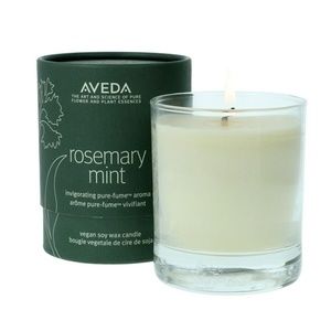 AVEDA Rosemary Mint Vegan Soy Wax Candle 7.8oz. NIB Invigorating Pure-fume Aroma